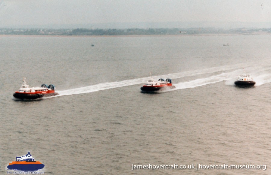 AP1-88 hovercraft promotional day by BHC -  (credit: The <a href='http://www.hovercraft-museum.org/' target='_blank'>Hovercraft Museum Trust</a>).
